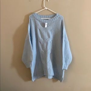 Aerie oversized Sweater, baby blue